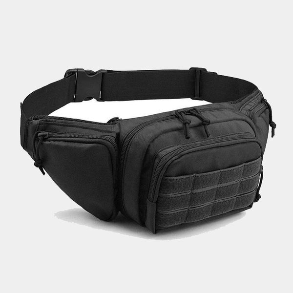 Paquetes de mochilero Bolsa de pistola táctica Funda para hombres Bolsa oculta Bolsas de cintura Riñonera Militar Camping Caza Senderismo Bolsa de cinturón militar 230625