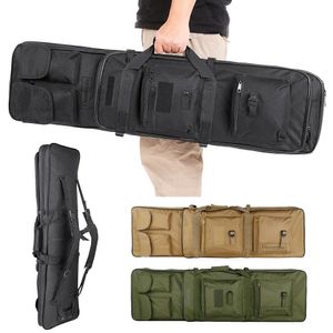 Paquetes de mochilero Estuche para rifle táctico Airsoft Paintball Sniper Cs Juego Tiro Caza Campo de caza Bolsa para armas Juegos de guerra militares Mochila 230828