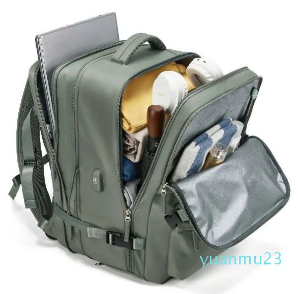 Backpacking Packs Sac à dos de voyage pour femme 16 pouces pour fille avec chargement élargi pour ordinateur portable d'affaires avec sac à chaussures Sac à dos de randonnée étanche