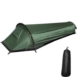 Tente de randonnée Tente extérieure Camping Sac de couchage tente de tente célibataire légère 240419