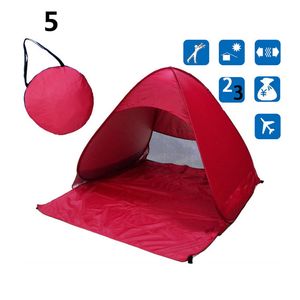 Tentes de randonnée 13 Tentes extérieures de style Abris de camping pour 2-3 personnes Tente de protection contre les UV Type de contreventement diagonal 10 Pcs DHL Expédition rapide