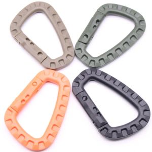 Rugzakken 10x Carabiner QuickDraw Tool Clip Molle Webbing Riem Butpack Snap Lock Camp Climb Bag Tactical Hang Hook Clasp