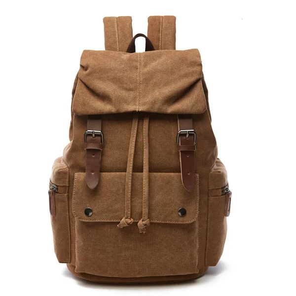 Backpacks 2023 Version coréenne de Sac d'ordinateur de loisirs Simple Men Men Schools Portable Cool Travel Backpack