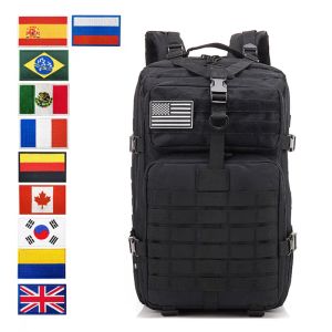 SACKPACKS 30L / 45L de grande capacité de randonnée de randonnée sac à dos masculin à dos multifonctionnel sac à dos camouflage de sports extérieurs