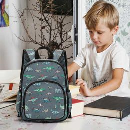 Rugzakken 32 cm Childrens Minimale modieuze backpack Oxford Cloth Backpack Geschikt voor basisschoolstudenten Boys en Girll240502