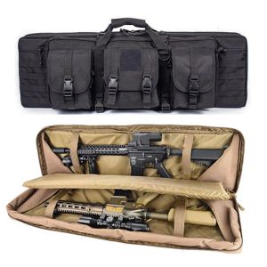 Rugzakken 36 47 inch Rifle Bag dubbele pistool Case Backpack voor M4A1 AR15 AK47 Airsoft draagbare tas Militaire schietjachtaccessoires