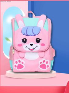 Rugzakken 3D Cartoon Kindergarten Kinderlagen Backpack Leuke Nylon Lichtgewicht School Backpack Kawaii Childrens Backpack Mochilas Y240411