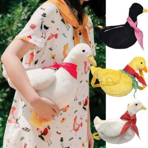 Sacs à dos Adulte Enfant Filles Canard En Peluche Sac À Main Animaux De Bande Dessinée Forme Sac À Bandoulière Épaule Messenger Sac En Gros Drop 230807