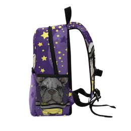 Sac à dos allaza hot animal bébé sac à dos de maternellebag schoolbag imprimer des enfants sac à dos enfants sacs scolaires filles garçons sac à dos violet