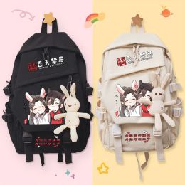 Mochilas anime tian guan ci fu hua cheng xie lian nylon mochila para estudiantes bolsos de escuela de moda