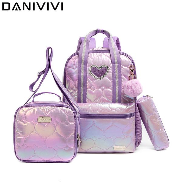 Sacs à dos Arrivée Sacs à dos scolaires pour filles Grande capacité Petits enfants Préscolaire Bookbag Boîte à lunch Sacs d'école pour filles Mochilas 230728