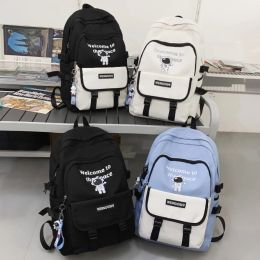 Sac à dos astronaute imprimé sac à école imprimé masculin lycée élève de scolarisation simple tendance fraîche correspondant aux fournitures scolaires de sac à dos