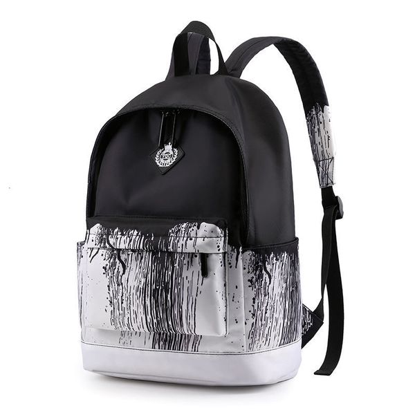 Sacs à dos Noir Blanc Cartable Unisexe Casual Daypack Léger Femmes Sac À Dos Designer Sacs Pour Adolescentes Garçons Collège 230822