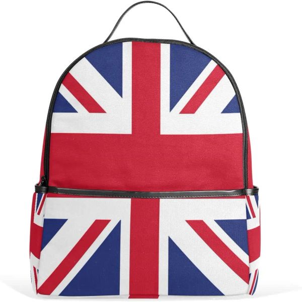 Sac à dos British Flag Polyester sac à dos scolaire sac à dos