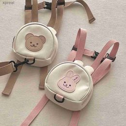 Rugzakken canvas baby rugzak kleuterschool backpack beer konijn Koreaanse anti verloren kinderen rugzak meisje jongen kinderen rugzak reizen wx
