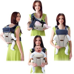 Rugzakken vervoerders slingers baby multifunctionele sling ademende ergonomische carrier front draagt ​​kinderen kangaroo baby rugzakzak w
