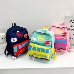 Rugzakken Cartoon Auto Kinderen Schooltassen Voor Meisjes Jongens Kids Rugzak Kleuterschool Baby Baby Mode Schooltas 230731