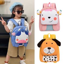 Rugzakken Cartoon Kindergarten Kinderlagen Backpack Animal Childrens School Backpack Boys and Girls Korean Baby Backpack 2-6y WX