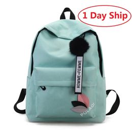 Sacs à dos décontracté imperméable en nylon femmes sacs école sac à dos pour adolescents filles voyage sac à dos Mochilas femme petit cartable Kawaii sac 230613