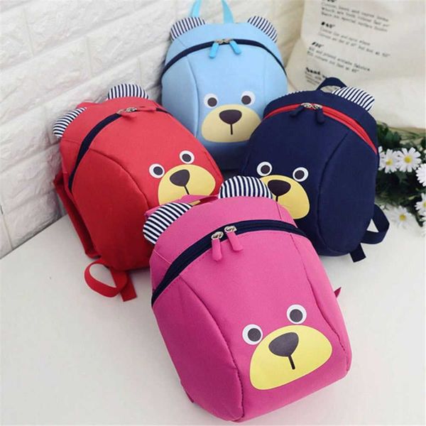 Sacs à dos Enfants Harnais de sécurité pour enfants Rênes Toddler Sac à dos Walker Buddy Strap Walker Baby Bag Anti-lost Cute Cartoon Rucksack G230518