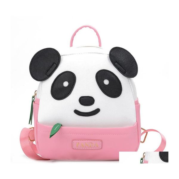 Sacs à dos Sacs d'école pour enfants pour filles Sac pour enfants Garten 347 Girl Boy Simple Fashion Light Panda Sac à dos mignon Rugzak 220610 Drop D Dhdxg