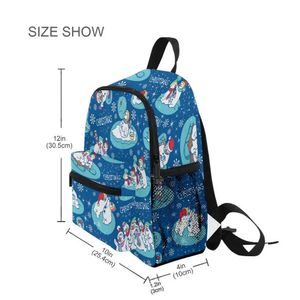 Sac à dos Christmas Snowman Children Orthopedics School Sacs Kids Backpack in Primary Schoolbag For Girls Boy imperméable Backpacks Mochila