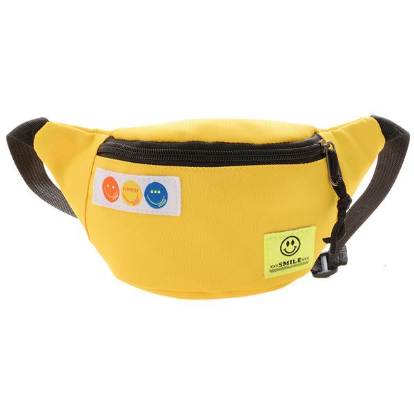 Sacs à dos Sac à bandoulière pour enfants Sac de taille Garçon Fille Enfants avec visage souriant Cool Girls Ceinture réglable Sacs à bandoulière décontractés 230823