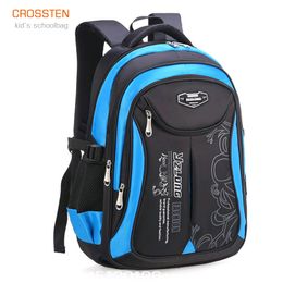 Rugzakken Crossten Topkwaliteit Waterdichte kinderrugzak jongens meisjes Basisschooltas Kleuterschool Infantil Kids Mochila 230907