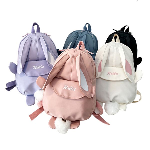 Sacs à dos mignon lapin pour enfants sacs d'école filles enfants sac à dos maternelle bébé sac avec oreilles 221122