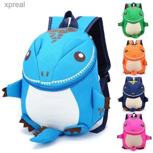 Sac à dos mignon caricaturé bébé sac à dos avec ceinture de sécurité et sac à dos anti-perte avec walker dinosaur la maternelle pour enfants sac à dos wx