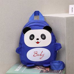 Sac à dos mignon dessin animé panda bébé sac à dos maternelle sac à dos pour garçons et filles sacs écoliers ajusté animal enfant sac à dos nouveau d240516