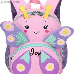 Sac à dos mignon enfants pour tout-petit sac à dos Nom personnalisé Girls Girls Small 3D Cartoon School Broidery Bookbags Age 1-6 Daycare Nurseary Travel Sacs Y240411