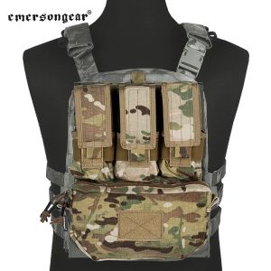 Rugzakken Emersongear Tactical Assault Achterzak Pouch Paneel Accessoire Bag Molle Backpack voor plaatdrager AirSoft Hunting EM9300