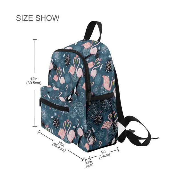 Sacs à dos flamants sacles d'école pour enfants pour garçons pour garçons étanche de créateur de schoolbag pour enfants sac à dos pour les filles meilleur cadeau à tout-petit