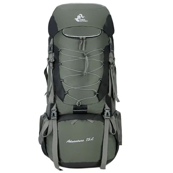 Backpacks Free Knight 75L Sac à dos extérieur 2023 Nouvelle capacité de grande capacité Camping Sacs résistants à l'eau Trekking Rucksack avec couverture de pluie