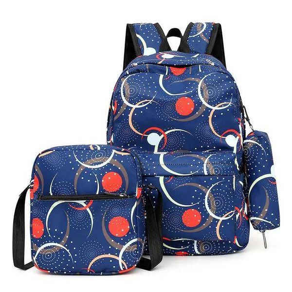 Sac à dos Sacs d'école d'imprimement des fruits sacs à dos 3PECS / Set Schoolbag Fashion Kids Backpack for Children Girls Book Bag Sac Mochila Sac