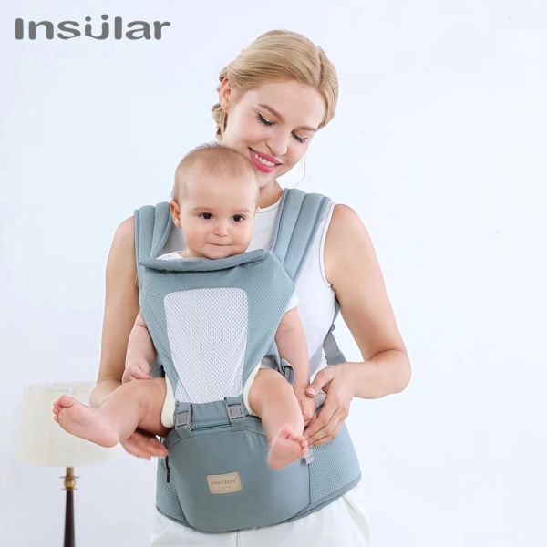 Sac à dos porte-bébé insulaire avant face à la frontière hipseat kangaroo ergonomique bébé porte-écharmois pour enfants pour tout-petit du nouveau-né chargement de l'ours 20 kg