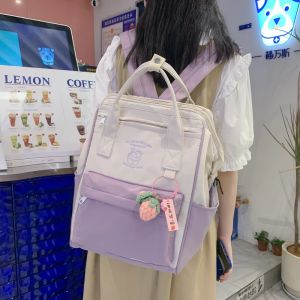 Mochilas Joypessie Fashion Girls Lindo mochila Bolso de hombro Sweet Candy Color Bags para adolescentes Rucksack High School Bookbag Mochila