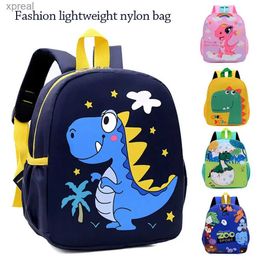 Sac à dos de la maternelle pour enfants carton de sac à dos mignon petit animal petit dinosaure sac à dos pour garçon fille fille fille sage d'étudiant wx