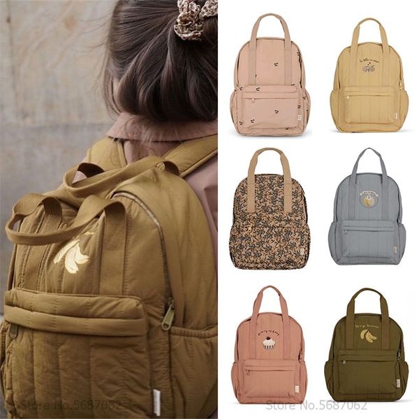 Mochilas KS Mochila para bebé, mochila escolar primaria, bolsas para niños, marca que viaja, mamá, cereza, limón, almacenamiento de regalos para niños y niñas 220830