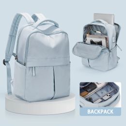 Mochilas mochilas mochilas para mujeres 15.6 '' Mochila de negocios de trabajo de trabajo universitario con mochila USB Port casual para enfermera de maestros