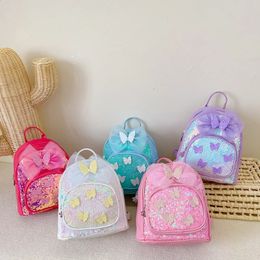 Mochilas Ling Mochila para niños, bolso de princesa, bolso escolar para niñas, mochila de jardín de infantes con mariposa, bolso de hombro para niños, regalo para niños 231214