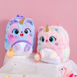 Sacs à dos Belles Filles Licorne Sac À Dos Doux Dessin Animé Enfants Cartable petite Fille Kawaii Livre Sac Enfants s Préscolaire sacs Cadeau 221129