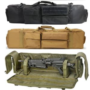 Rugzakken militaire geweerpistooltas rugzak voor m249 m4a1 m16 ar15 Airsoft Rifle Double Bag Outdoor Hunting Shooting Carbine draagtas