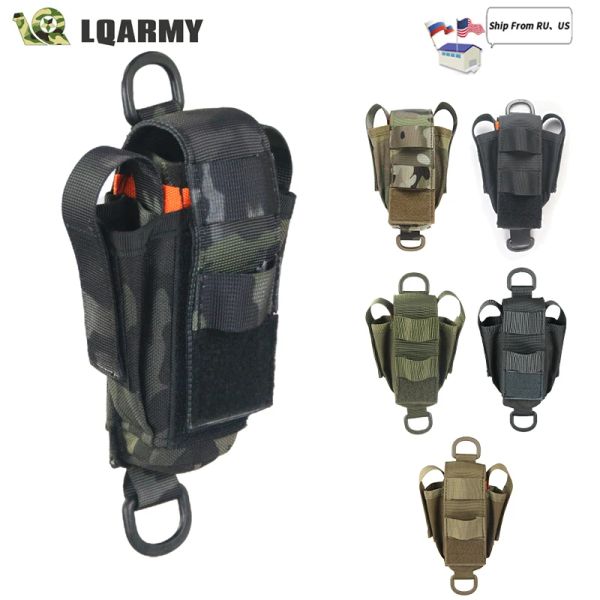 Mochilas multifunción herramientas de bolsa de munición cuchillos tácticas tácticas apropiadas para las linternas de batalla plegable accesorios de mochila del cinturón