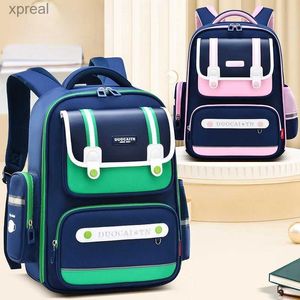 Sac à dos Nouveaux sacs à dos d'épaule de style britannique pour les enfants des écoles primaires de grande capacité écoles multiples campus pour garçons et filles en 1 à 6 WX