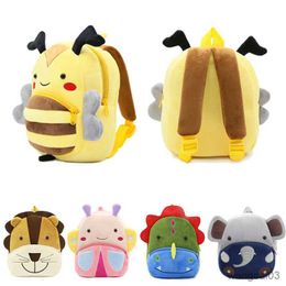 Mochilas New Kids Cute Monkey Backpack Kindergarten Children Infant School Bags Baby Girl Boy Schoolbag Gift R230718