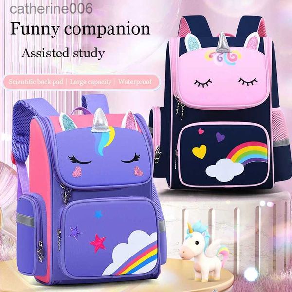 Sacs à dos Nouveau grand cartable mignon étudiant école sac à dos dessin animé sac à dos école primaire livre sacs pour adolescentes KidsL231108