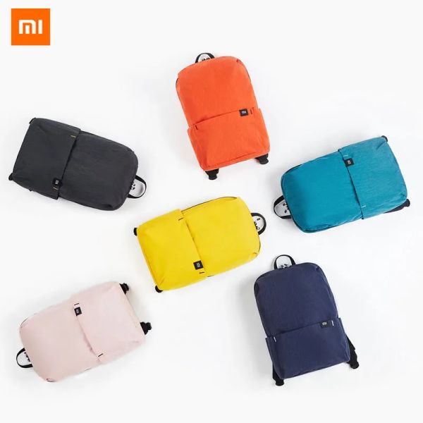 Sac à dos plus récent xiaomi mi 10l 20l sac à dos coloré sac sportif coffre de poitrine unisexe sac de camping de voyage