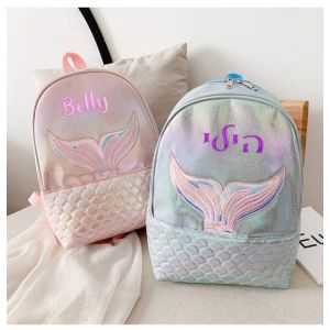 Backpacks Personnalized Sirmed Broidered sac à dos Custom Name Embroidery School Bag Bag Back to School Backpack Gift for Kid